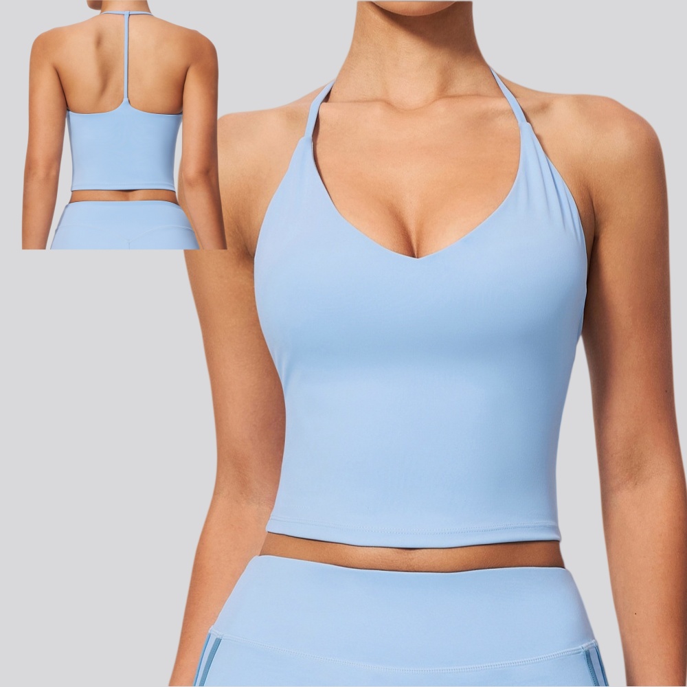 J-Yoga Fitness - Biustonosz sportowy damski, top do fitnessu