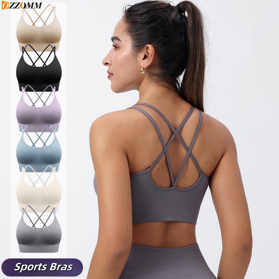 Yoga Fitness Girl - 1PC Bawełniane biustonosze sportowe dla kobiet