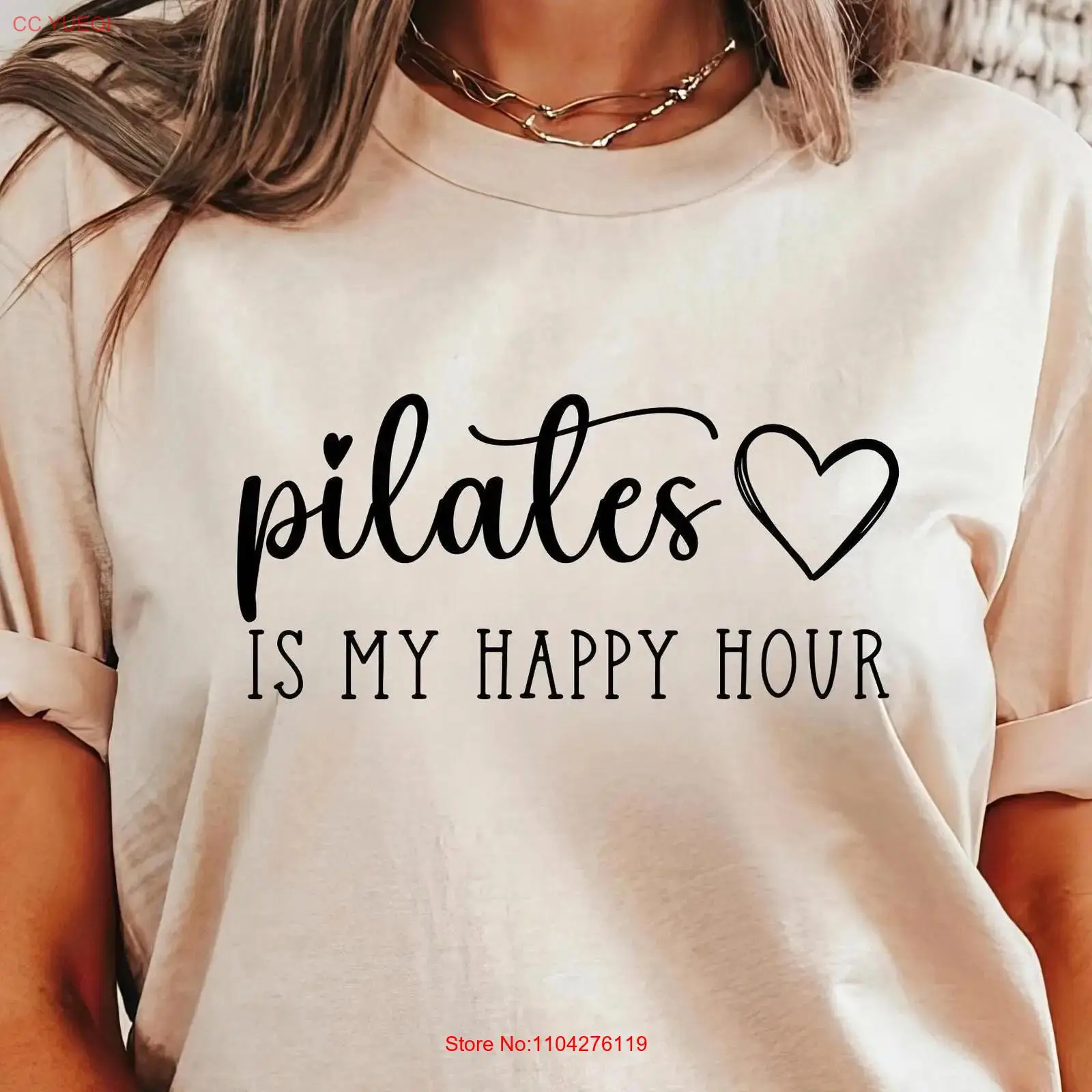 Yoga And Fitness Instructor - Pilates to moja koszulka Happy Hour,