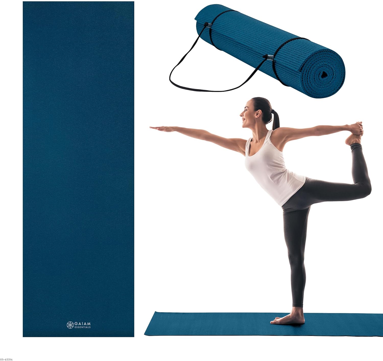 Yoga Fitness Images - Cienka mata do jogi 1/4 cala