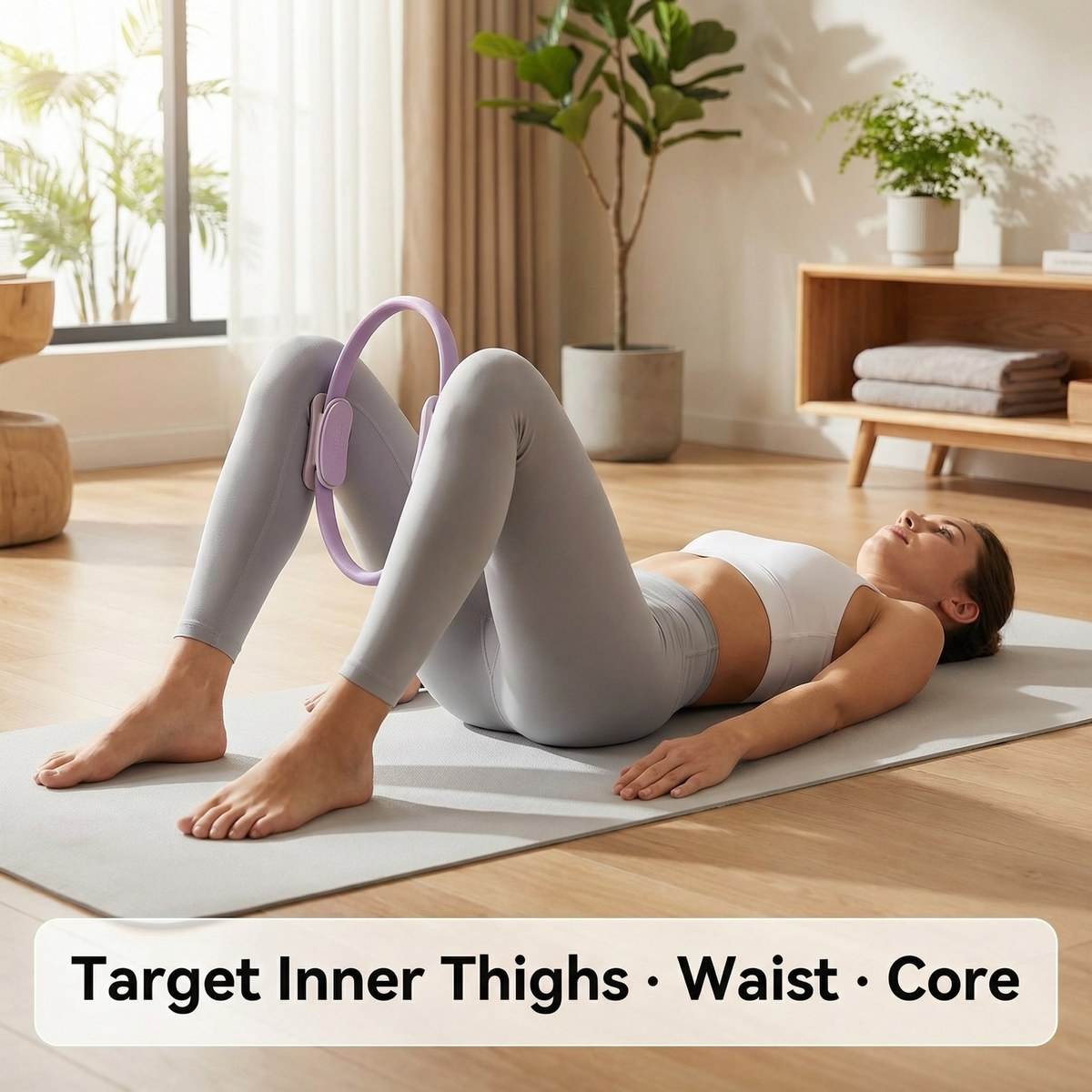 Yoga Fitness Trainer - Obręcz do pilatesu 38 cm, magiczny