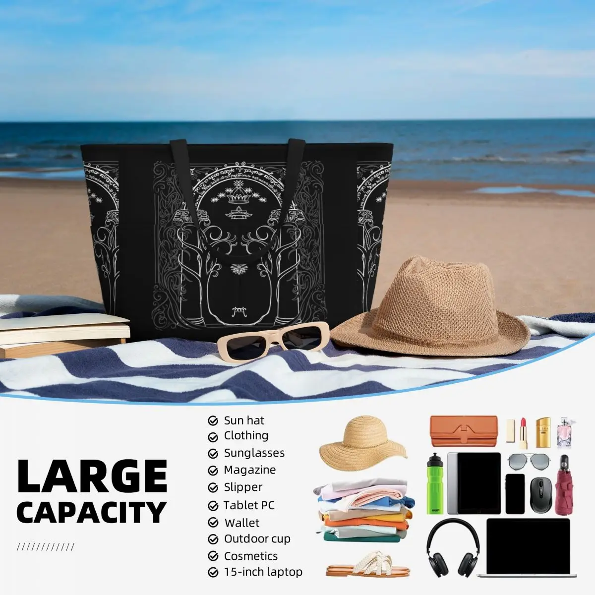 Torba plażowa w stylu J.R.R. T – J-Yoga Fitness recenzja i cena