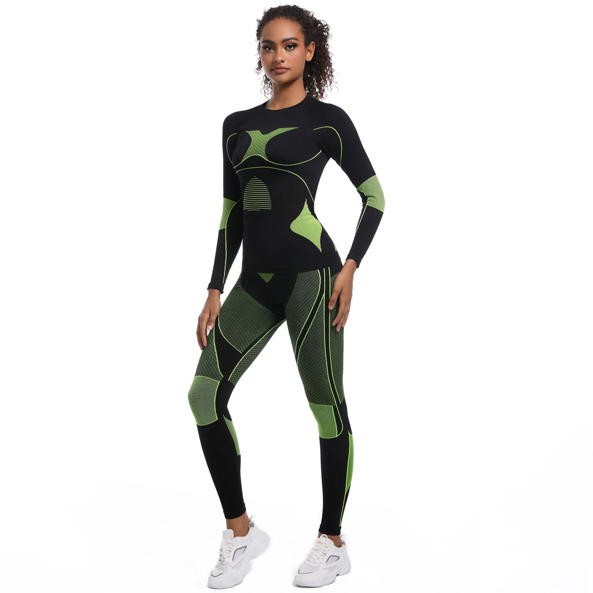 Kobiety Dziewczyna Zestaw biel – Yoga Fitness Girl recenzja i cena