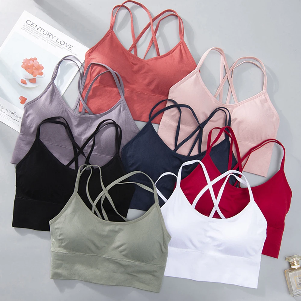 1PC Bawełniane biustonosze spo – Yoga Fitness Girl recenzja i cena