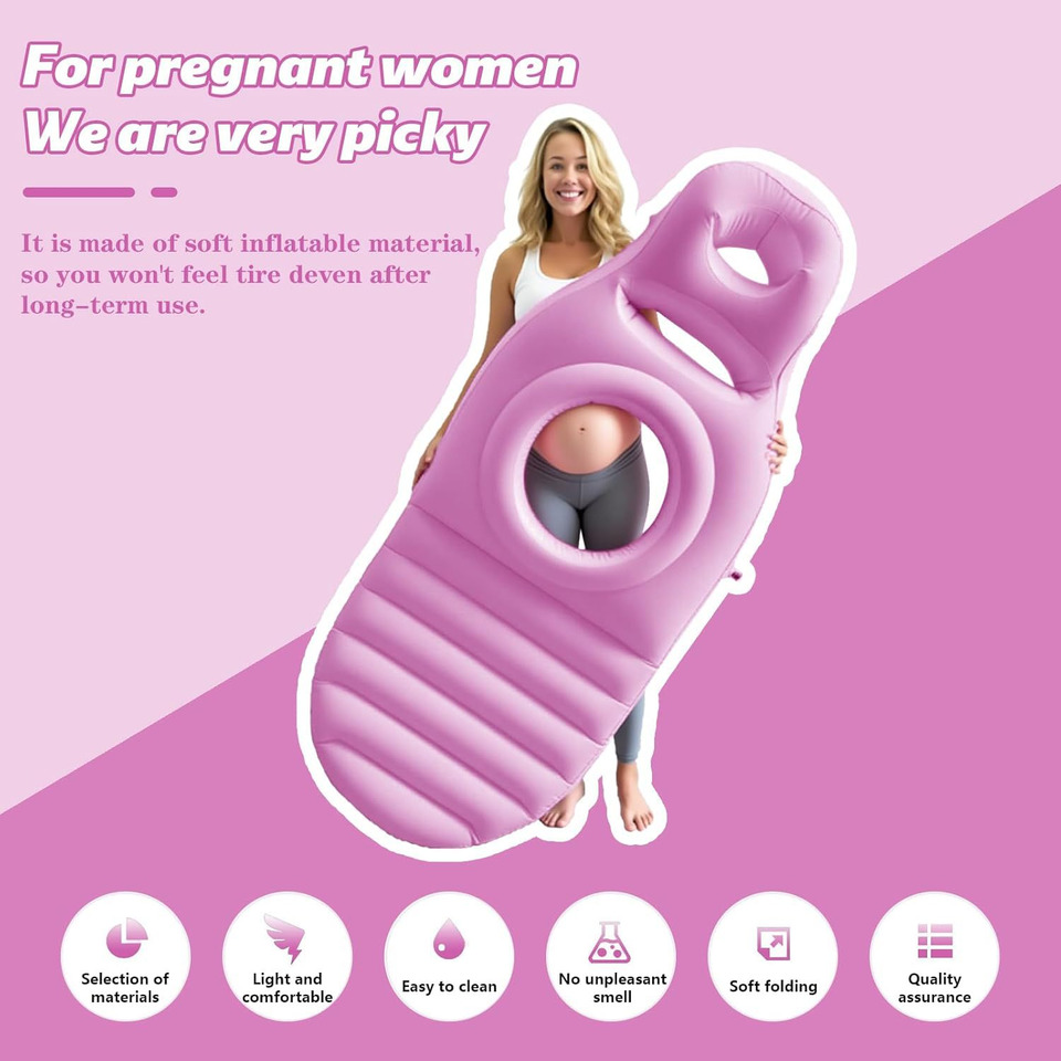 Nadmuchiwana poduszka ciążowa  – Yoga And Fitness Mat recenzja i cena