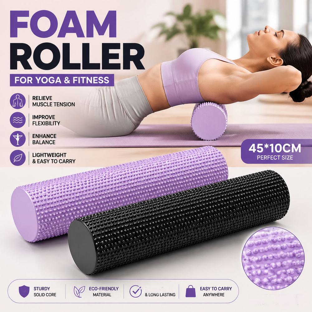 Wałek do jogi z pianki EVA o w – Yoga Fitness Trainer recenzja i cena