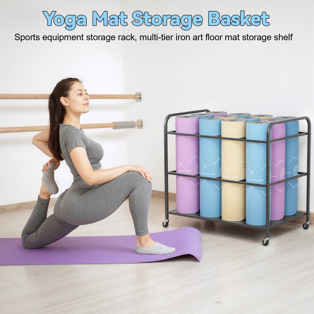 Stojak na maty do jogi z kółka – Yoga Fitness Room recenzja i cena