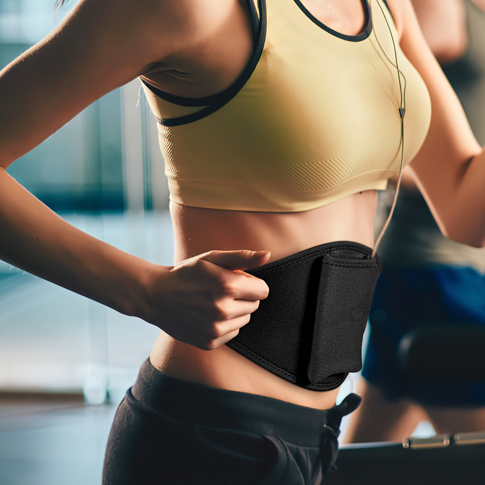Czarny pas na mikrofon Premium – Yoga And Fitness Instructor recenzja i cena