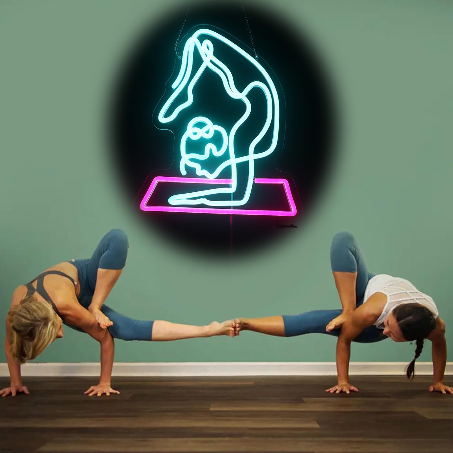 Neonowy Znak do Jogi, Ściemnia – Yoga Fitness Room recenzja i cena